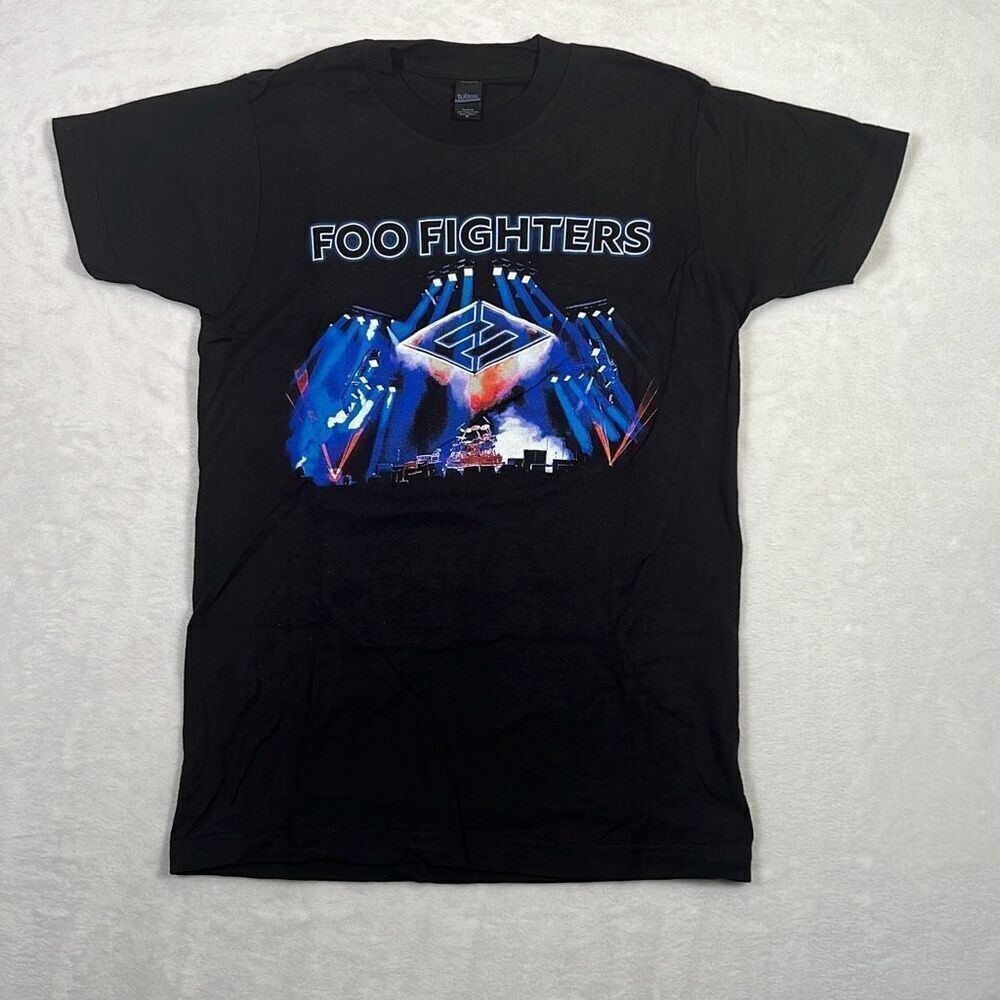 Foo Fighters Concrete and Gold 2018 World Tour Concert Black‎ T Shirt Men XS